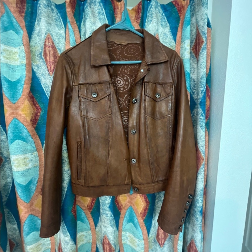 Scully leather jacket